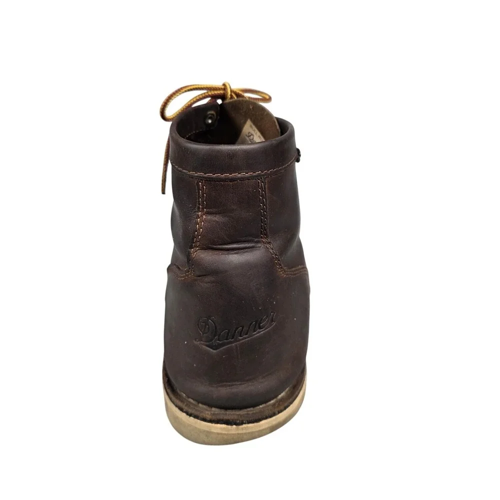 Danner Boots Mens Size 12 Brown Leather‎ Bull Run Moc 6 Steel Toe Work Safety